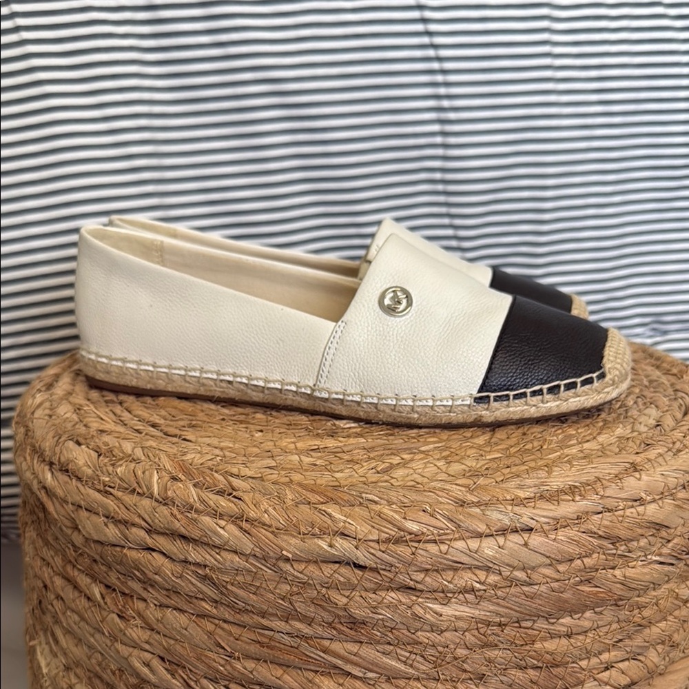 Chic Two-Tone Espadrilles